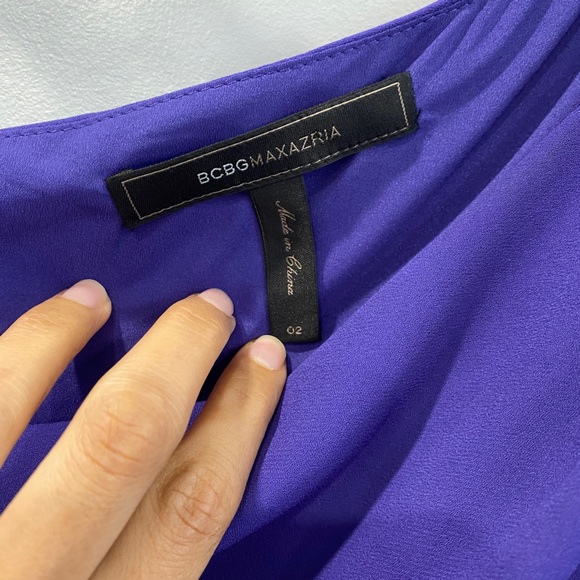 BCBGMaxAzria Kendal One Shoulder Maxi Dress - Picture 9 of 11